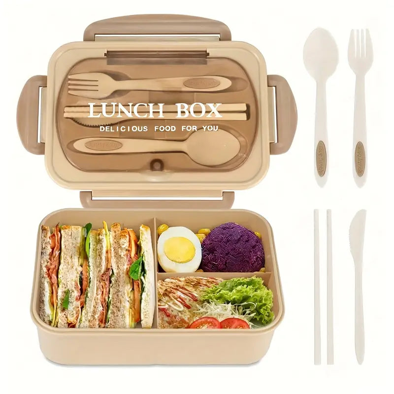 Tupper sellador con cubiertos incluidos