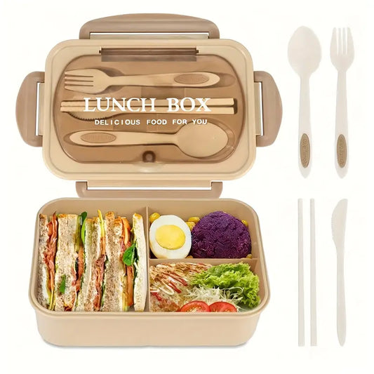 Tupper sellador con cubiertos incluidos